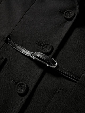 Women's Commuter Blazer with Detachable Belt