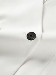 Women's V-Neck Blazer with Detachable Belt