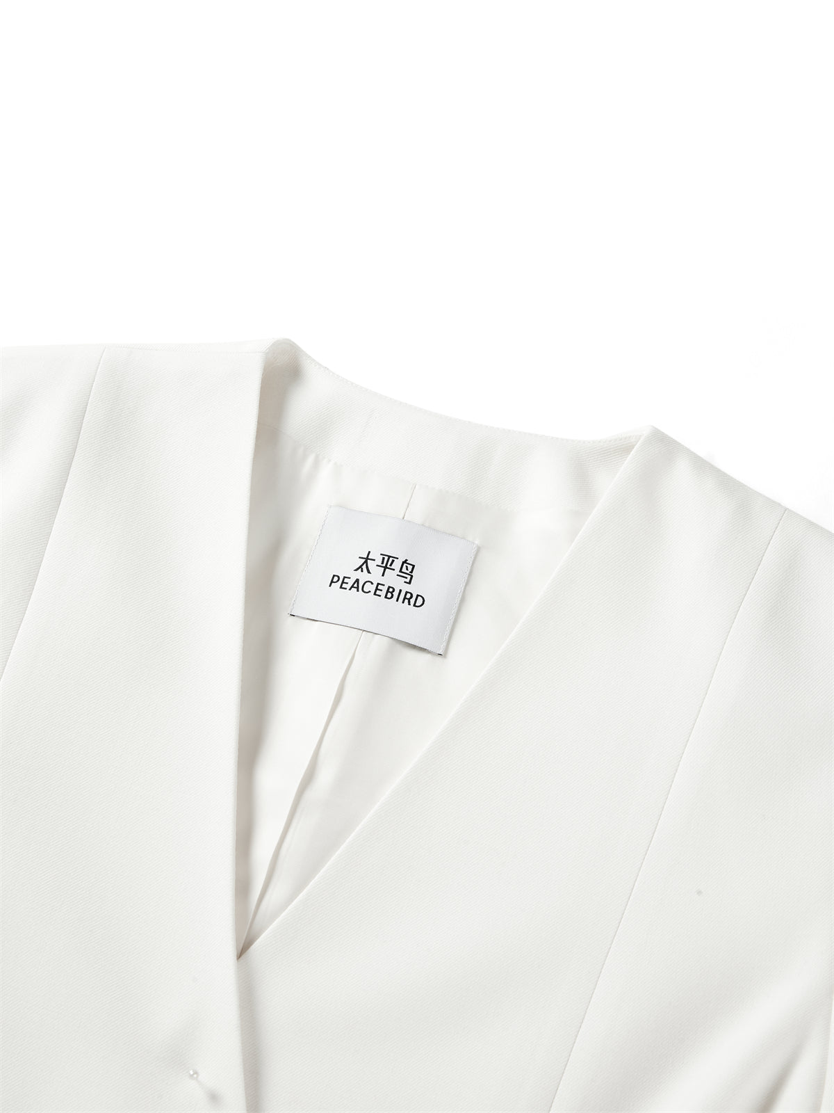 Women's V-Neck Blazer with Detachable Belt