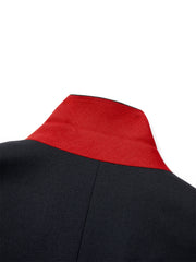 Women's Contrast Notch-Lapel Blazer