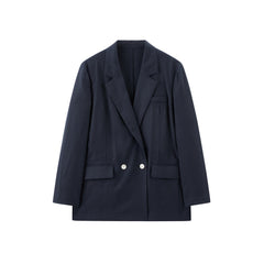 Women's Linen-Lyocell Double-Breasted Blazer