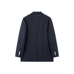 Women's Linen-Lyocell Double-Breasted Blazer
