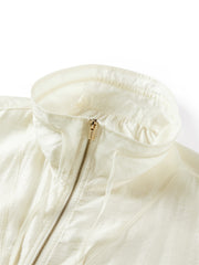 Women's Lightweight Tencel Lapel Jacket
