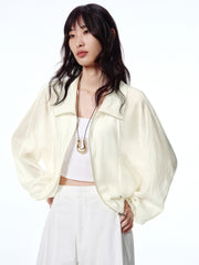 Women's Lightweight Tencel Lapel Jacket