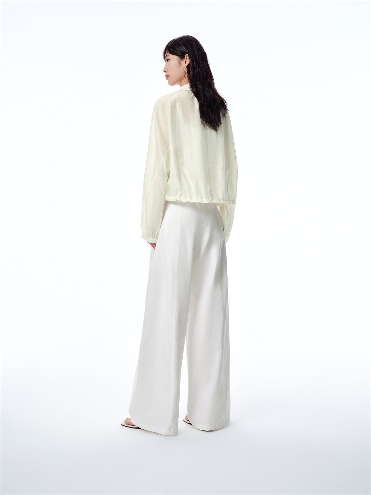 Women's Lightweight Tencel Lapel Jacket