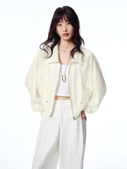Women's Lightweight Tencel Lapel Jacket