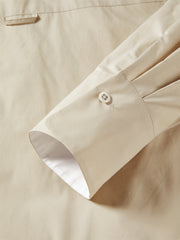 Women's Loose Cropped Jacket with Bubble Hem