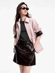 Women's Utility Jacket with Drawstring Waist