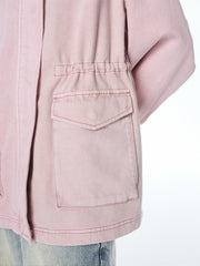 Women's Utility Jacket with Drawstring Waist