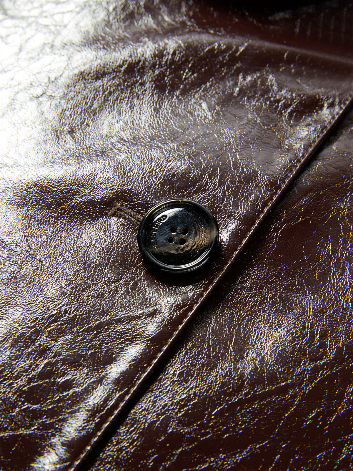 Women's Cropped Waxed PU Jacket