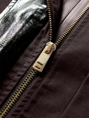 Women's Barn-Style Longline Trench Coat