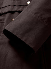 Women's Barn-Style Longline Trench Coat