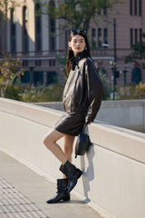 Women's Mohair-Blend Heavy Sequin Knit Cardigan