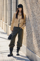 Women's Short Faux Suede Jacket