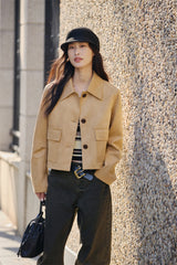 Women's Short Faux Suede Jacket