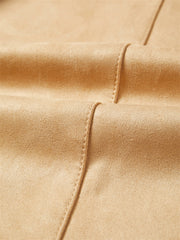 Women's Short Faux Suede Jacket