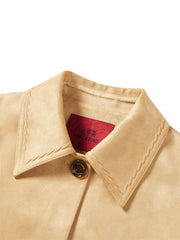 Women's Short Faux Suede Jacket