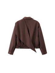 Women's Casual Tencel Wrap Jacket