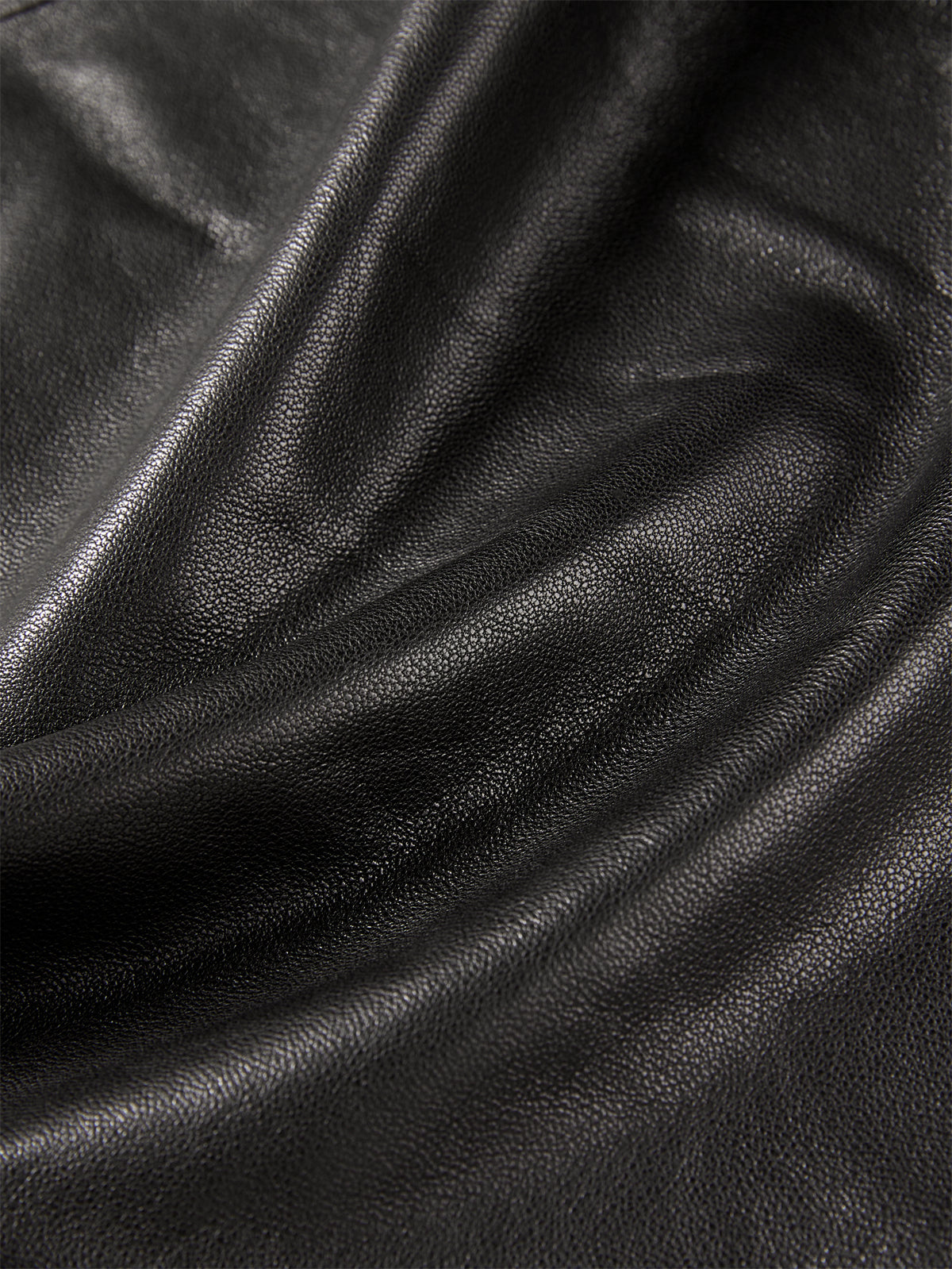 Women's Textured Oversized Leather Jacket