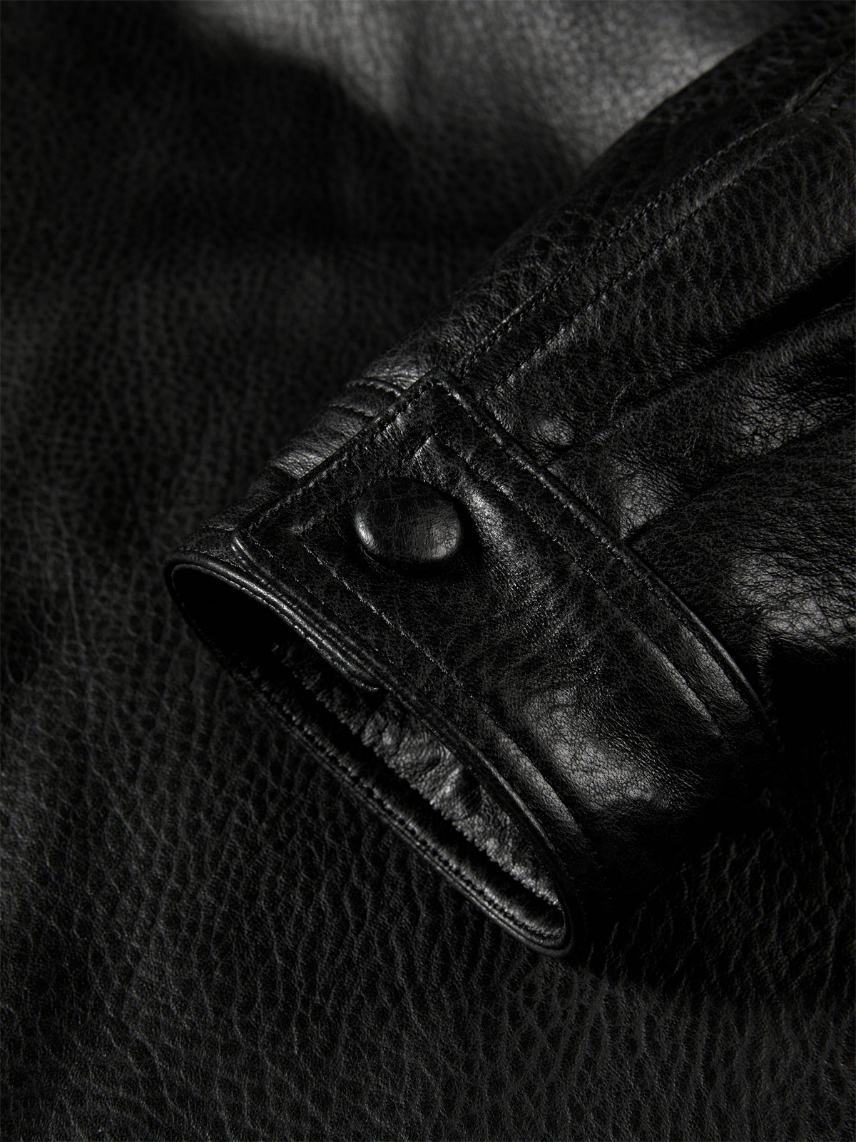 Women's Cropped Belted Leather Jacket