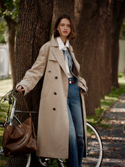 Women's Double-Breasted Trench Coat