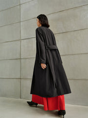 Women's Mid-Length Belted Trench Coat