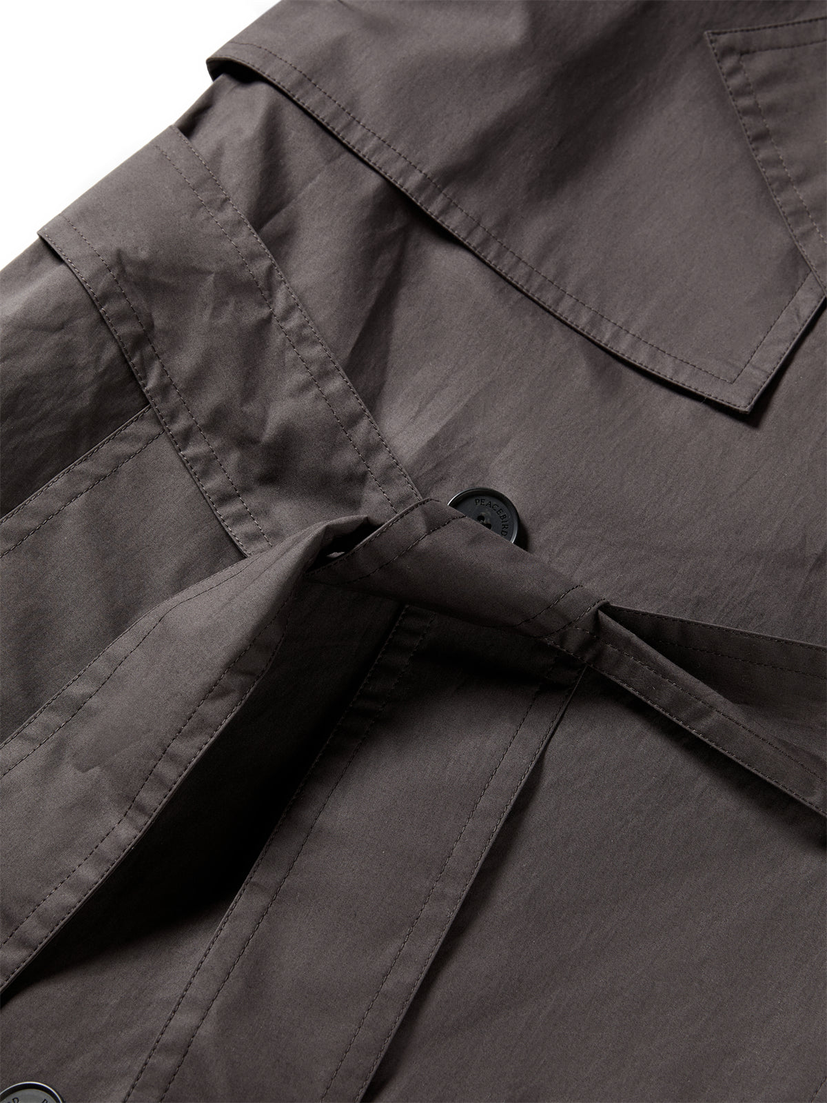 Women's Oversized Double-Breasted Trench Coat