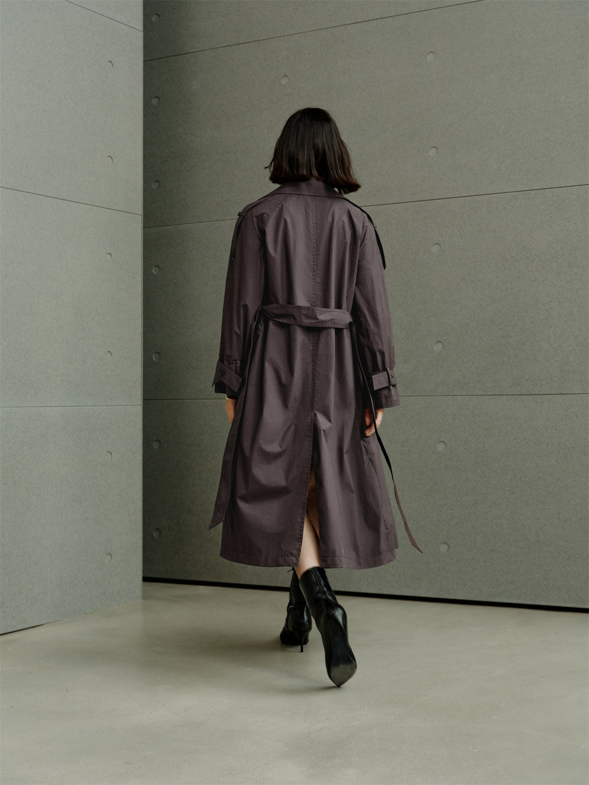 Women's Oversized Double-Breasted Trench Coat