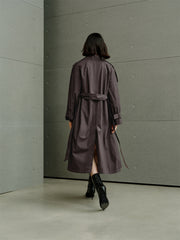 Women's Oversized Double-Breasted Trench Coat