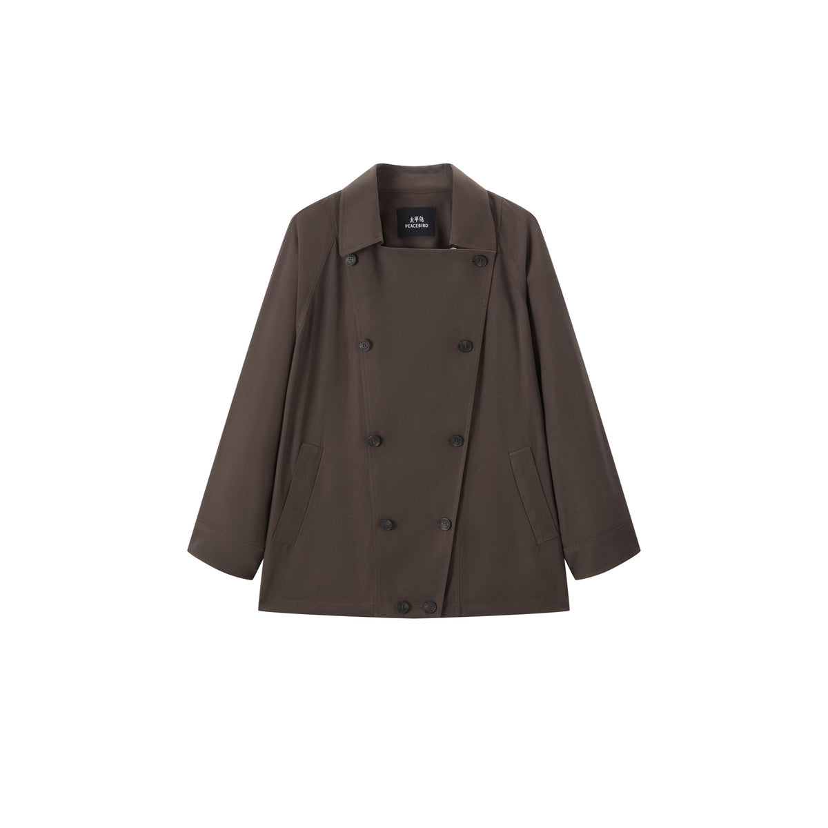 Women's Vintage Double-Breasted Trench Coat