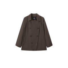 Women's Vintage Double-Breasted Trench Coat
