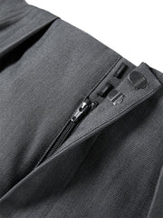 Women's Pleated Wide-Leg Tailored Bermuda Shorts