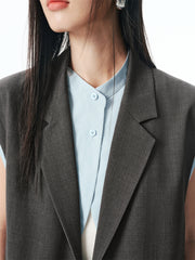 Women's Sleeveless Blazer Set