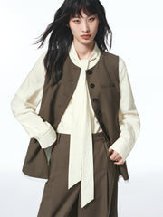 Women's Wool-Blend Suit Set
