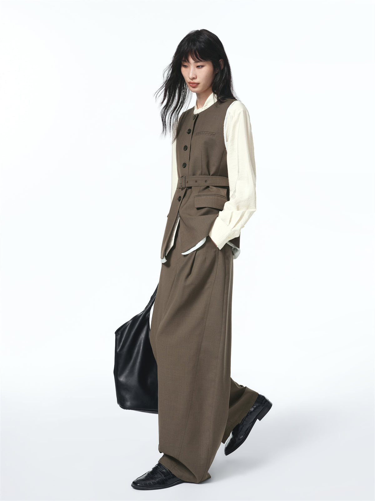 Women's Wool-Blend Suit Set