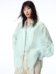 Women's Mint Mambo Oversized Shirt