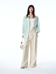 Women's Mint Mambo Oversized Shirt