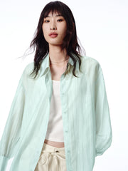 Women's Mint Mambo Oversized Shirt