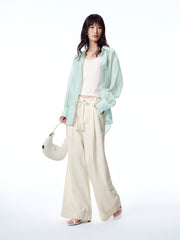 Women's Mint Mambo Oversized Shirt