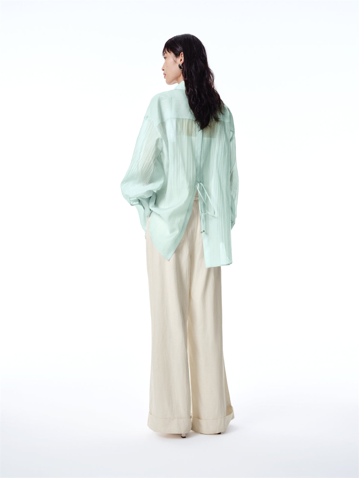 Women's Mint Mambo Oversized Shirt