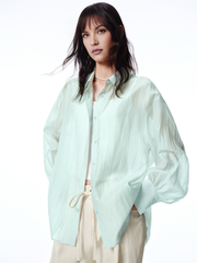 Women's Mint Mambo Oversized Shirt