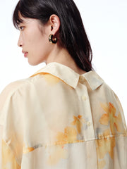 Women's Lightweight Floral Print Shirt