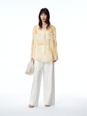 Women's Lightweight Floral Print Shirt