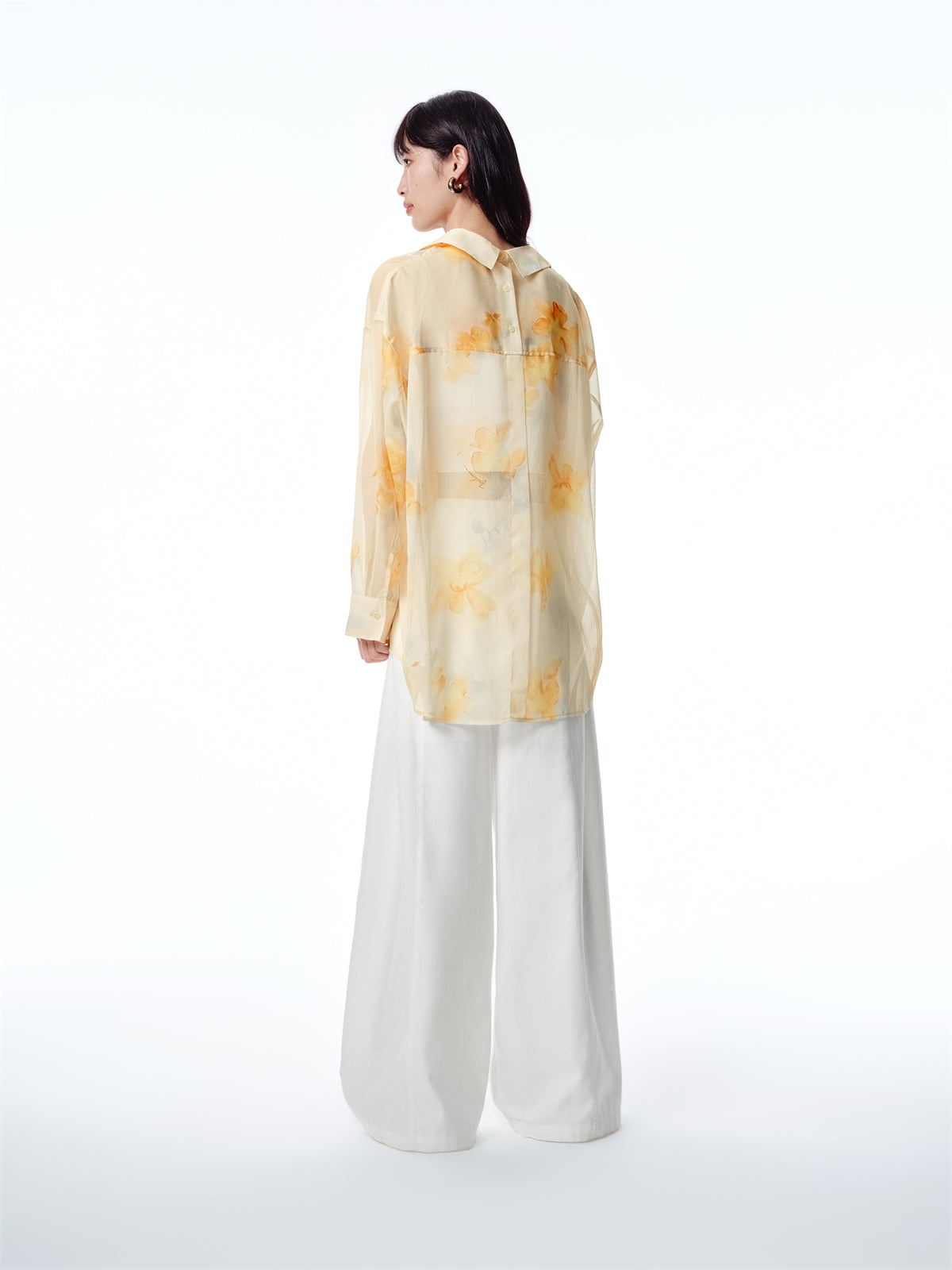 Women's Lightweight Floral Print Shirt