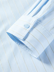 Women's Colorblock Striped Deconstructed Shirt
