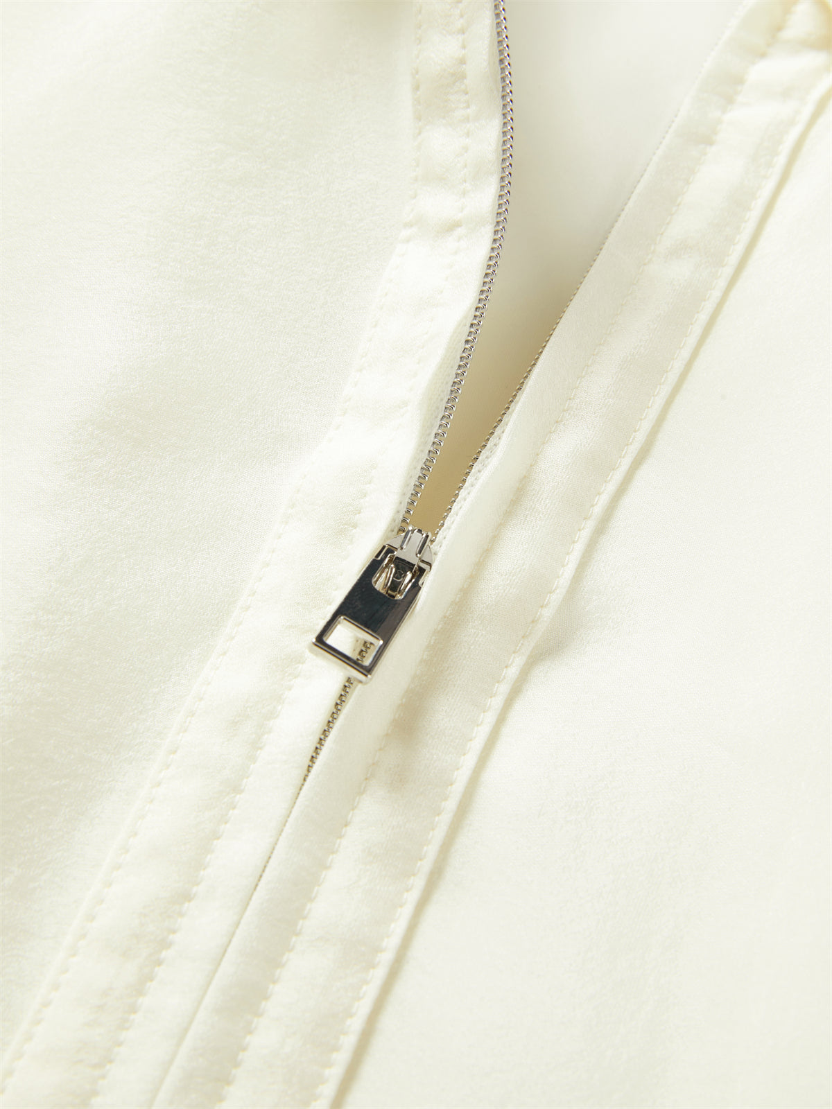 Women's Glossy Cropped Shirt with Bubble Hem