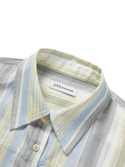 Women's Striped Shirt with Detachable Cape