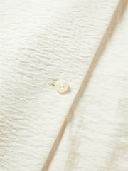 Women's Textured Shirt with Flowing Neck Tie