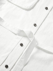 Women's Trench-Style Oversized Shirt