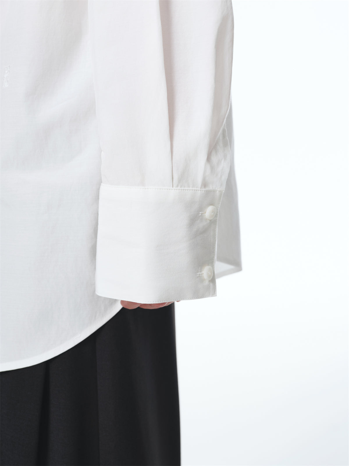 Women's Cupro Shirt with Detachable Cape
